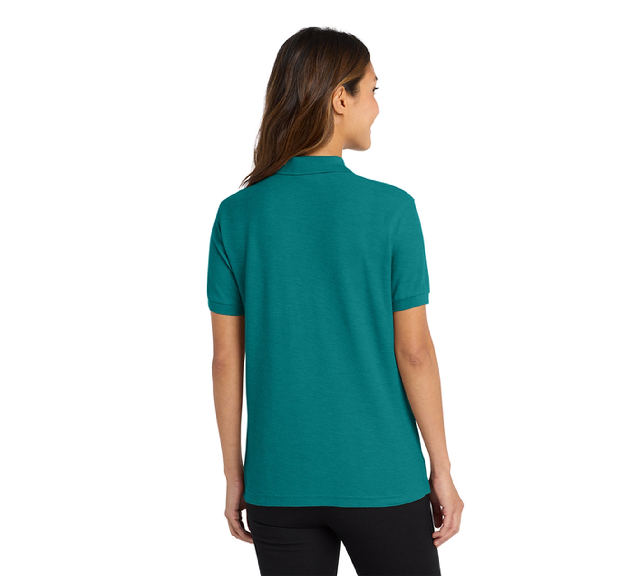 Port Authority L500 Ladies Silk Touch Polo Teal Green