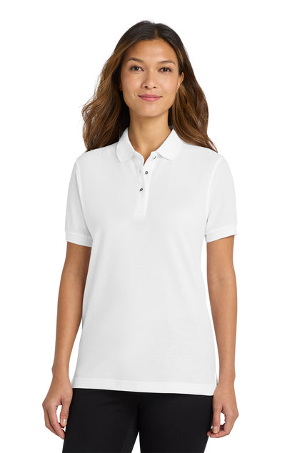 Polo Women V-neck-buttons