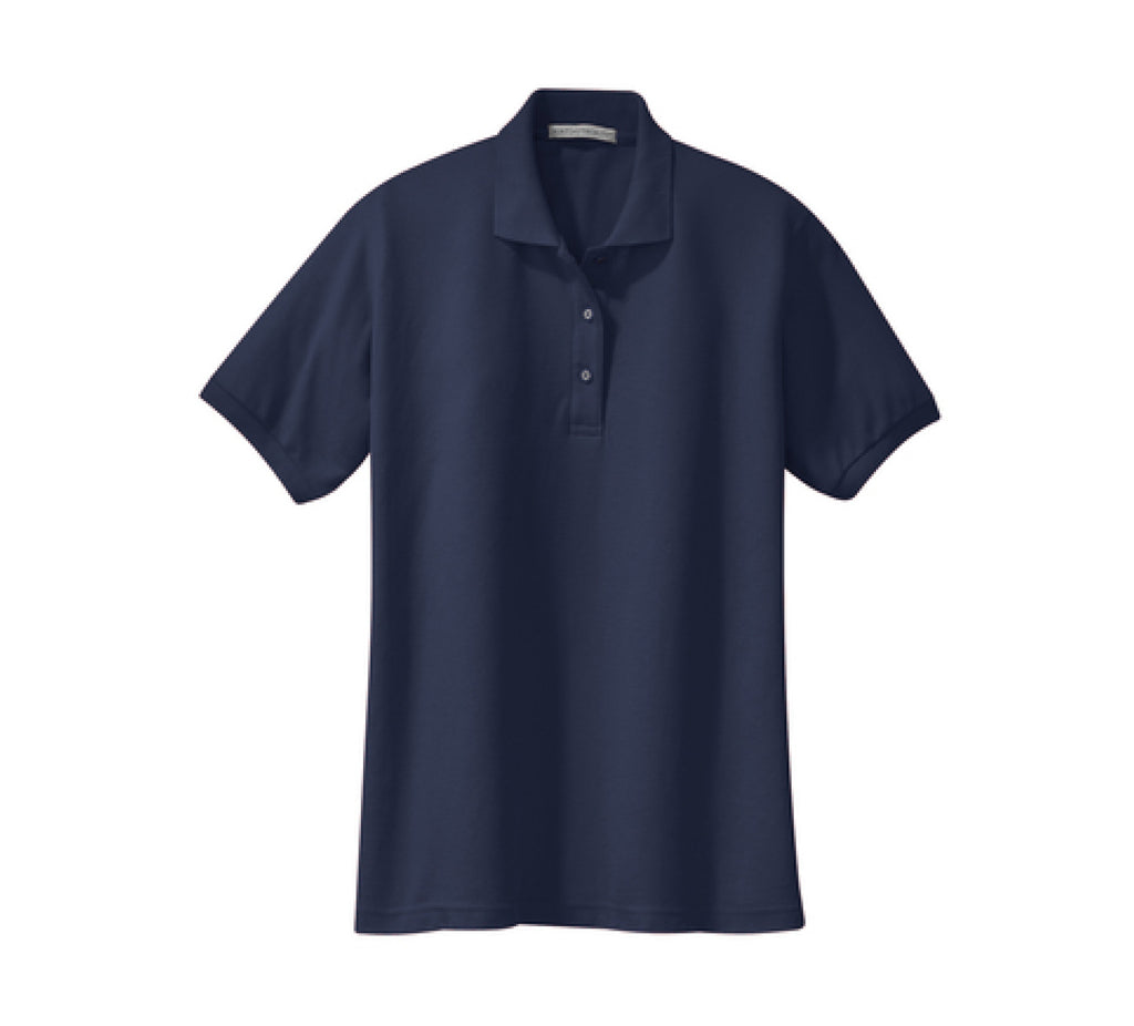 Port Authority L500 Ladies Silk Touch Polo Navy
