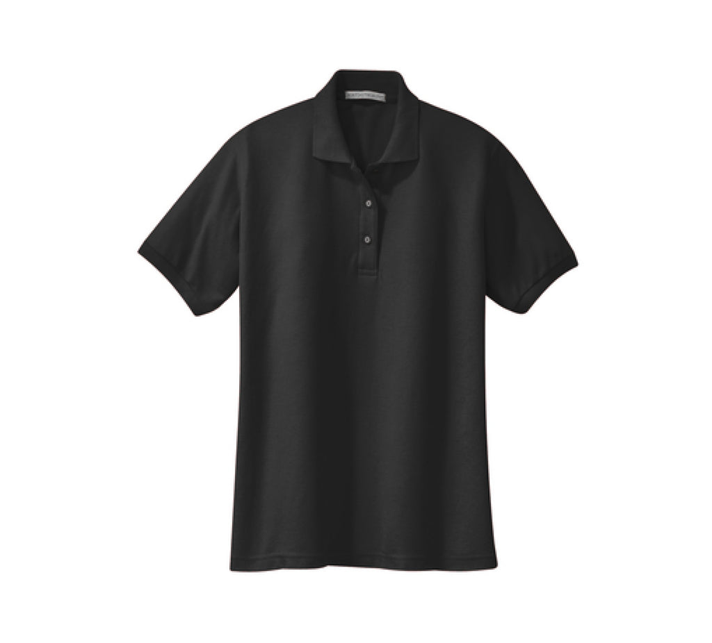 Port Authority L500 Ladies Silk Touch Polo Black
