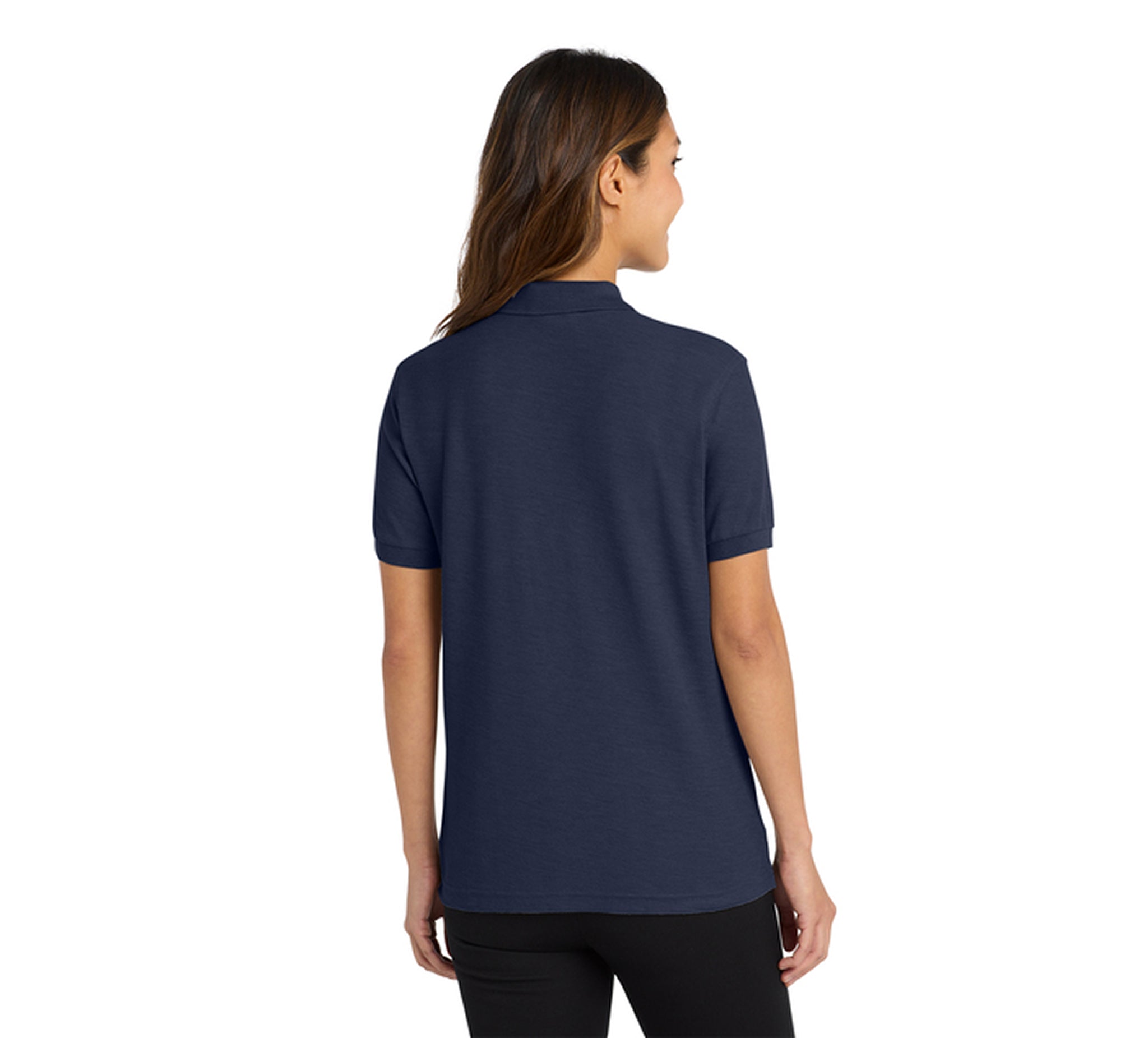 Port Authority L500 Ladies Silk Touch Polo Navy
