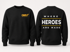 Black Crewneck Sweater OMI Student
