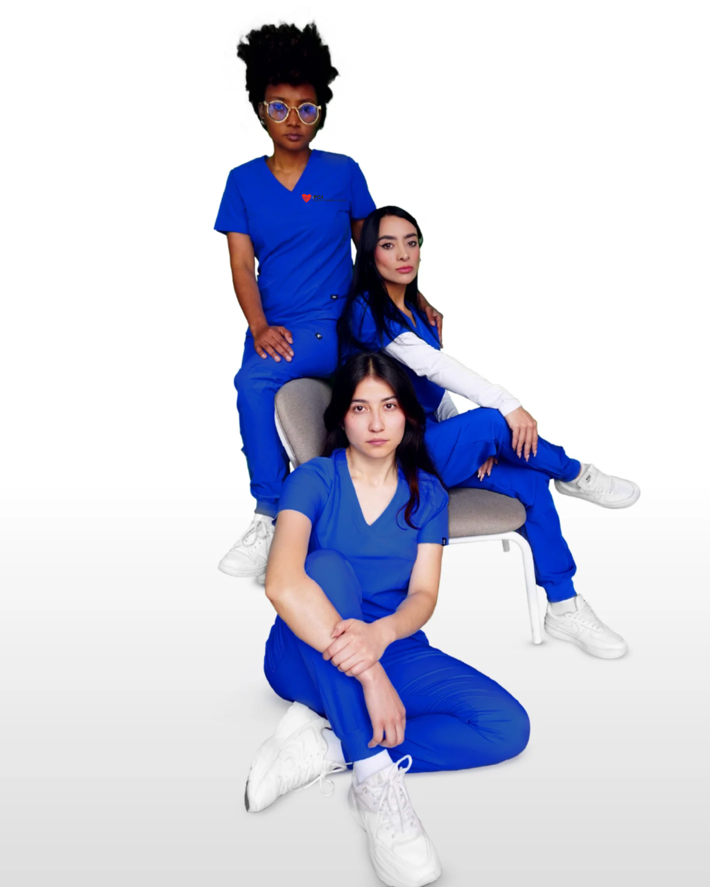 PCI Health Students Uniform - Royal Blue Set Women