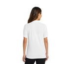 Port Authority L500 Ladies Silk Touch Polo White