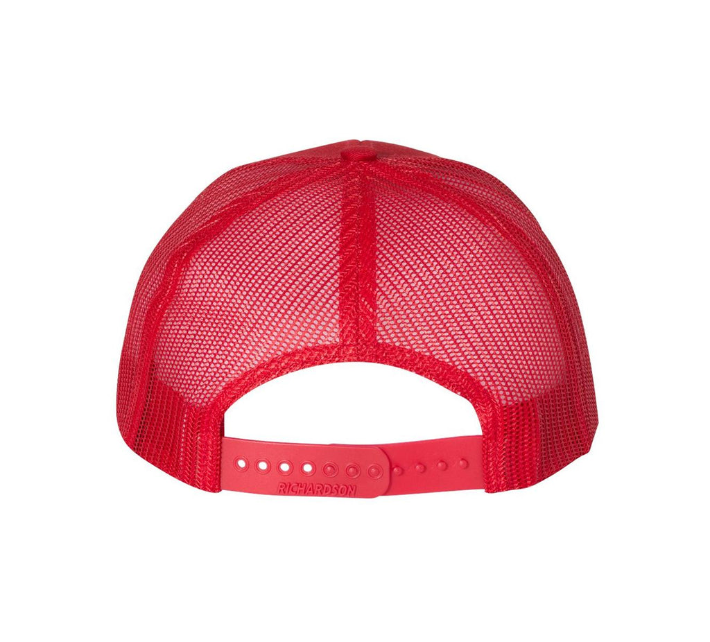 Red Hat Richardson 112 Snapback Trucker Cap - Red