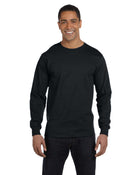 Black long-sleeve t-shirt