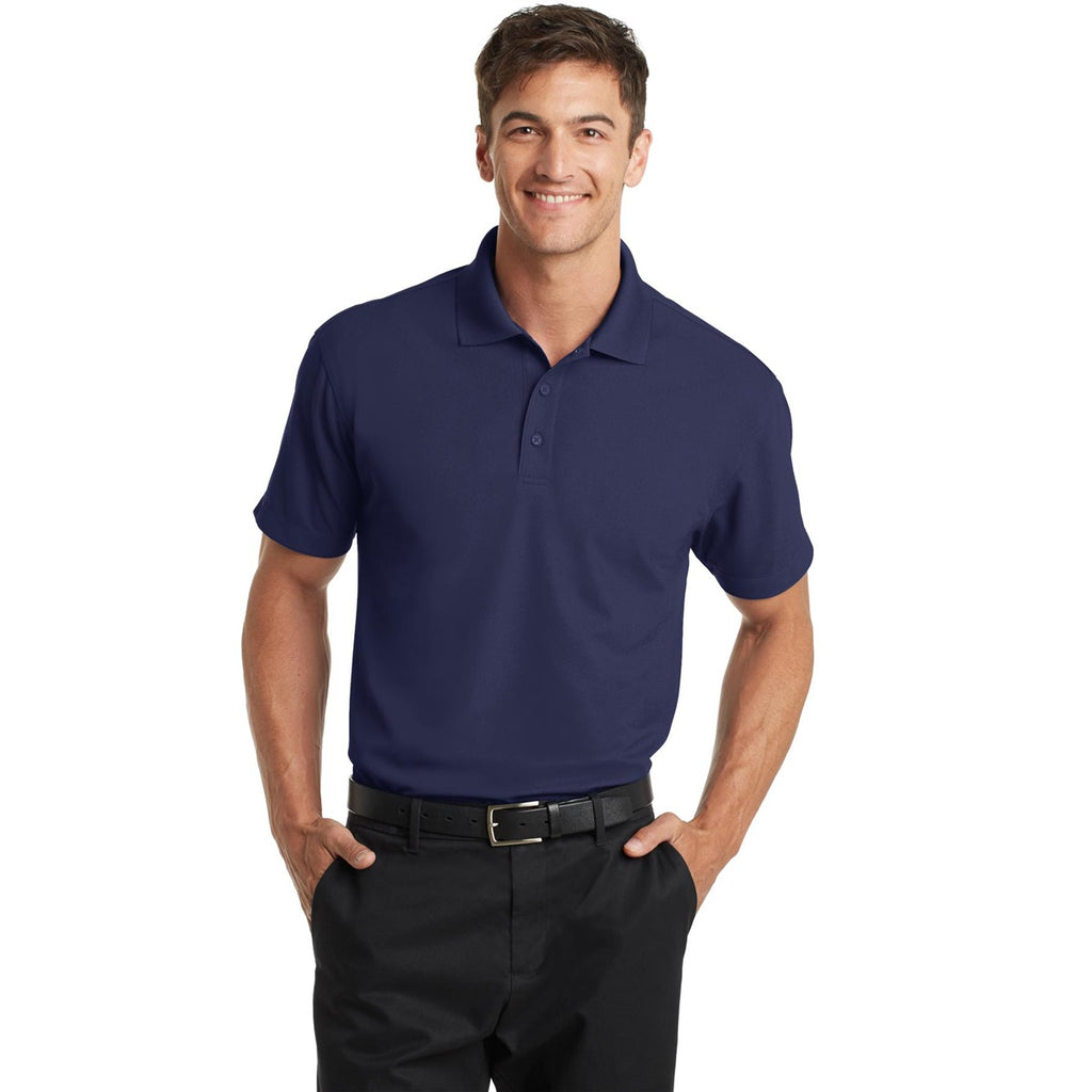 Port Authority K572 Dry Zone Grid Polo - True Navy
