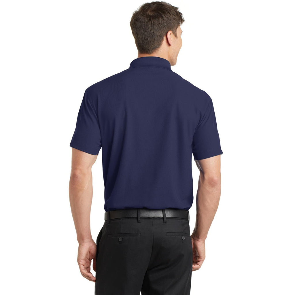 Port Authority K572 Dry Zone Grid Polo - True Navy