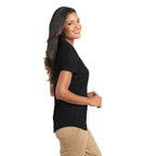 Polo Women Port Authority L572 Women Dry Zone Grid - Black