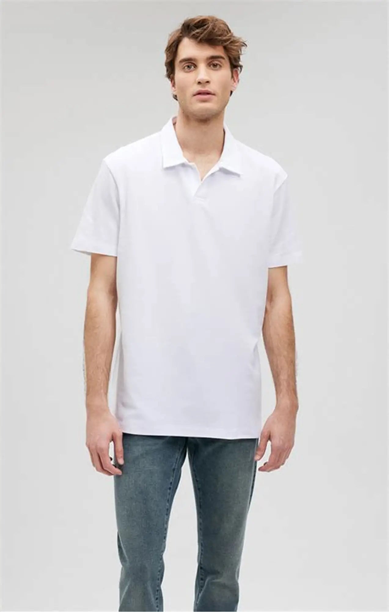 Polo Port Authority K100 Core Classic Pique Polo - White Unisex