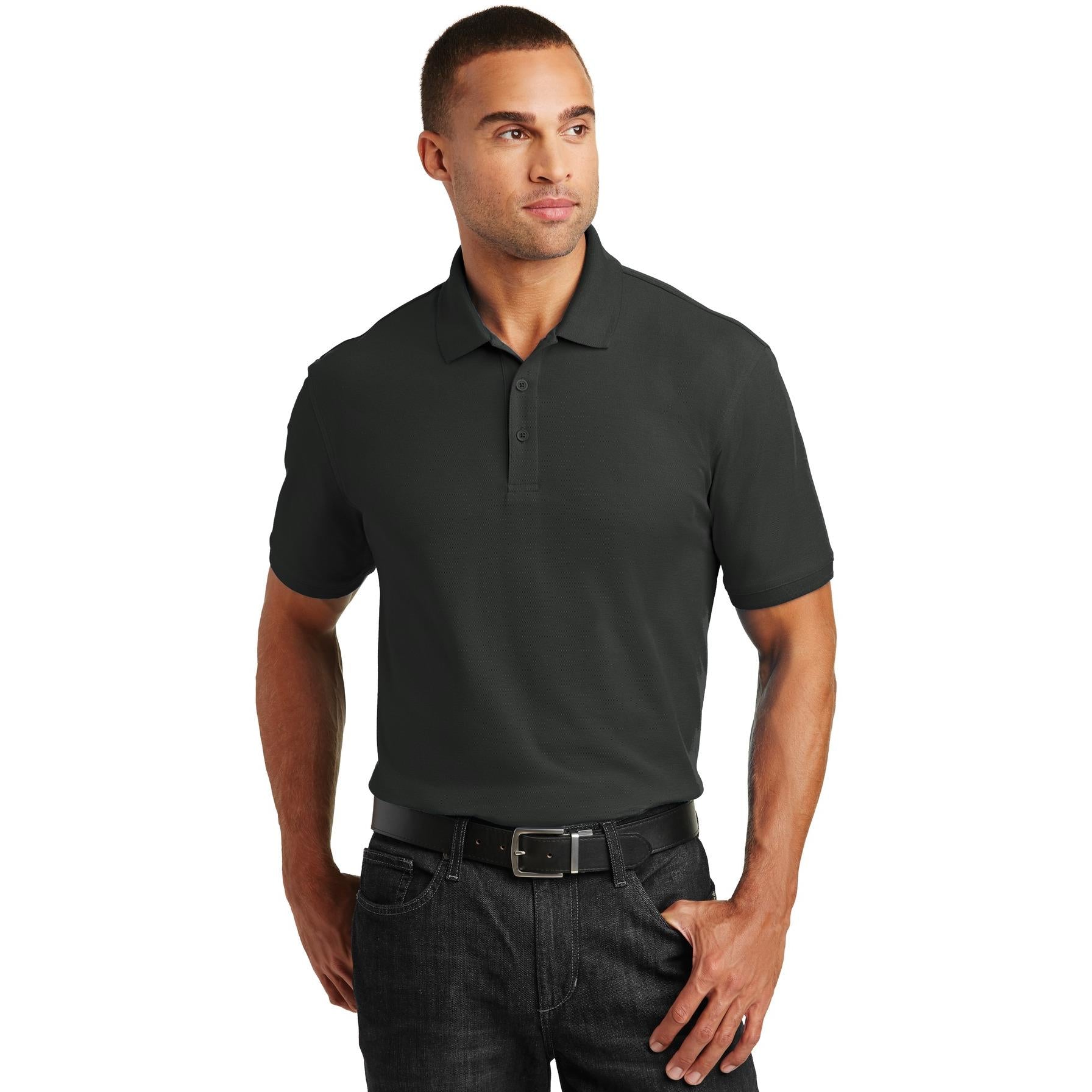 Polo port Authority K100 Core Classic Pique - Deep Black