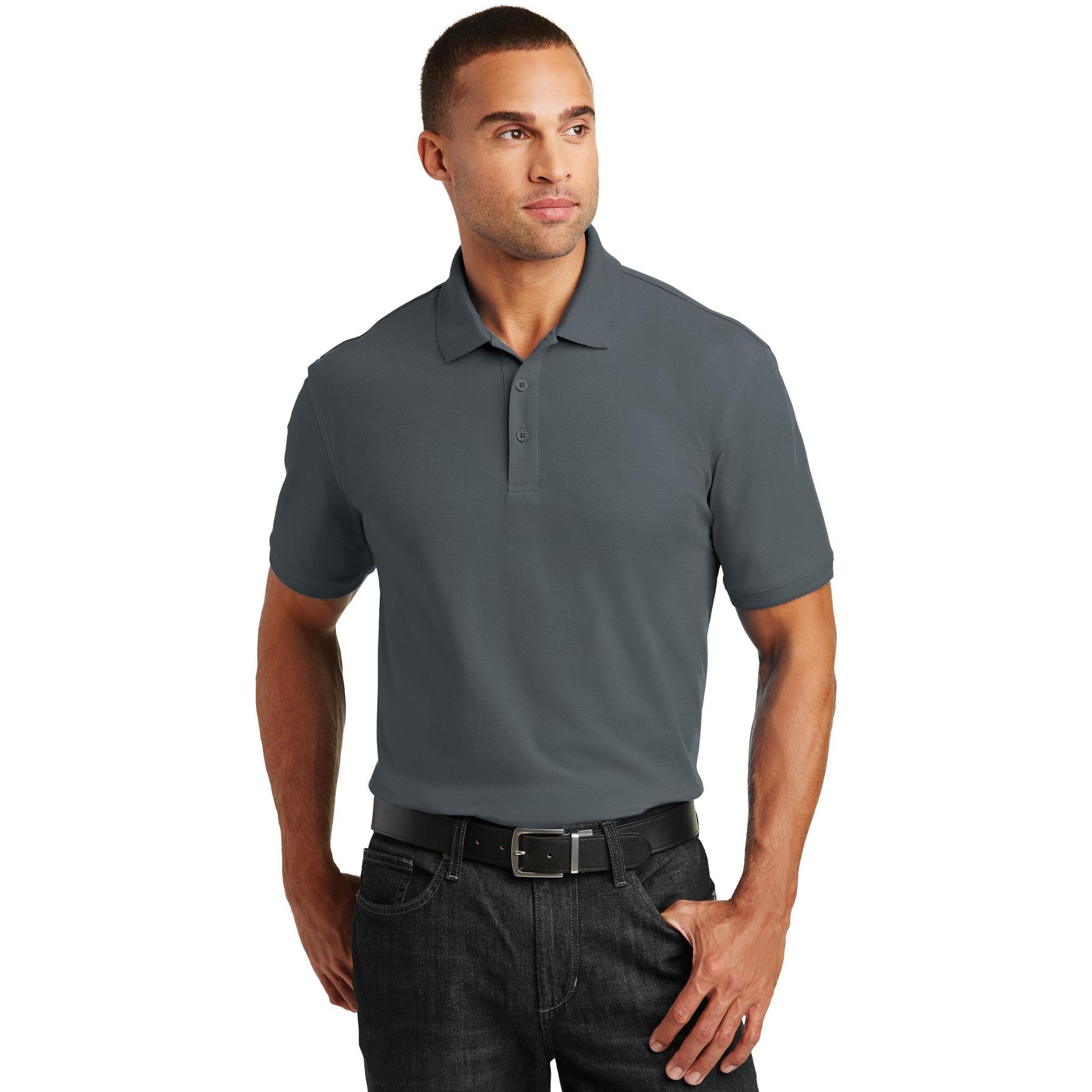 Polo Port Authority K100 Core Classic Pique Unisex - Deep Gray