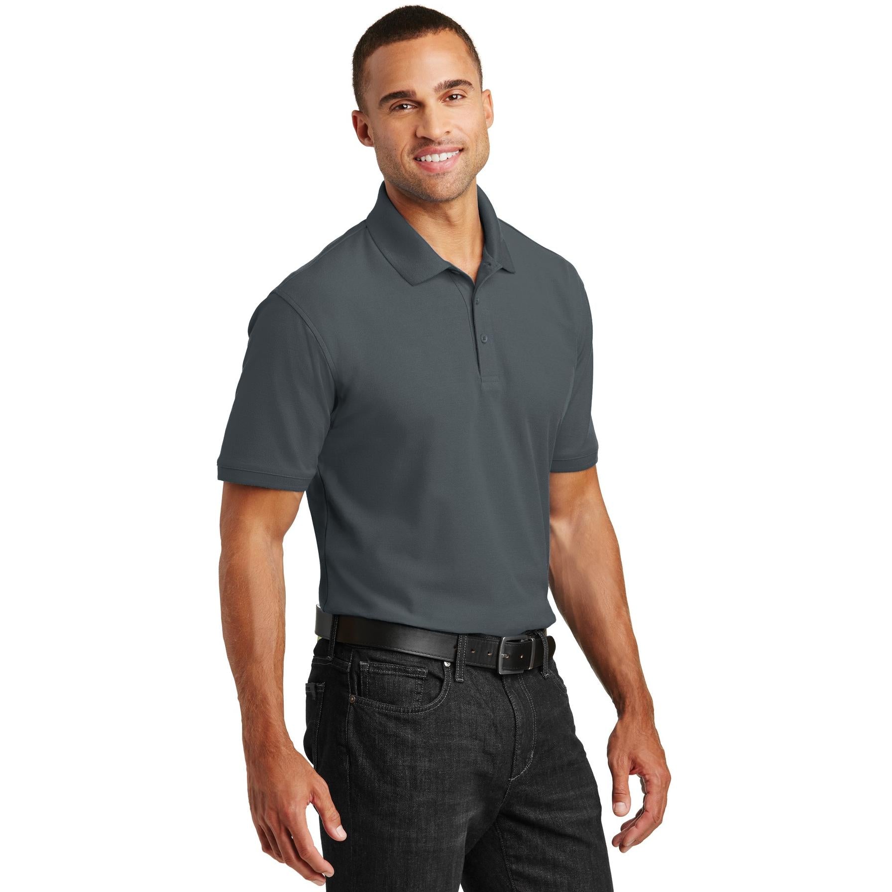 Polo Port Authority K100 Core Classic Pique Unisex - Deep Gray