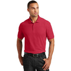 Polo Port Authority K100 Core Classic Pique - Rich Red