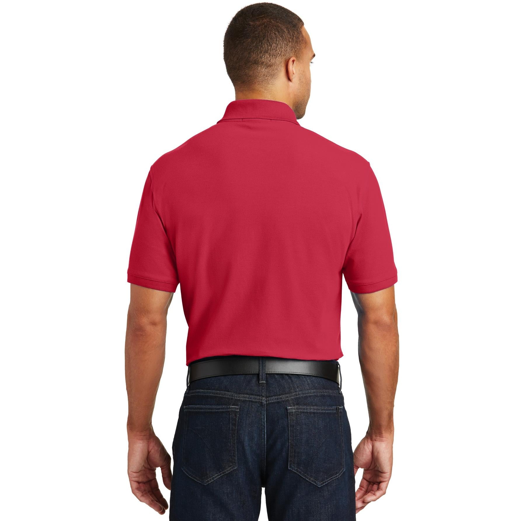 Polo Port Authority K100 Core Classic Pique - Rich Red