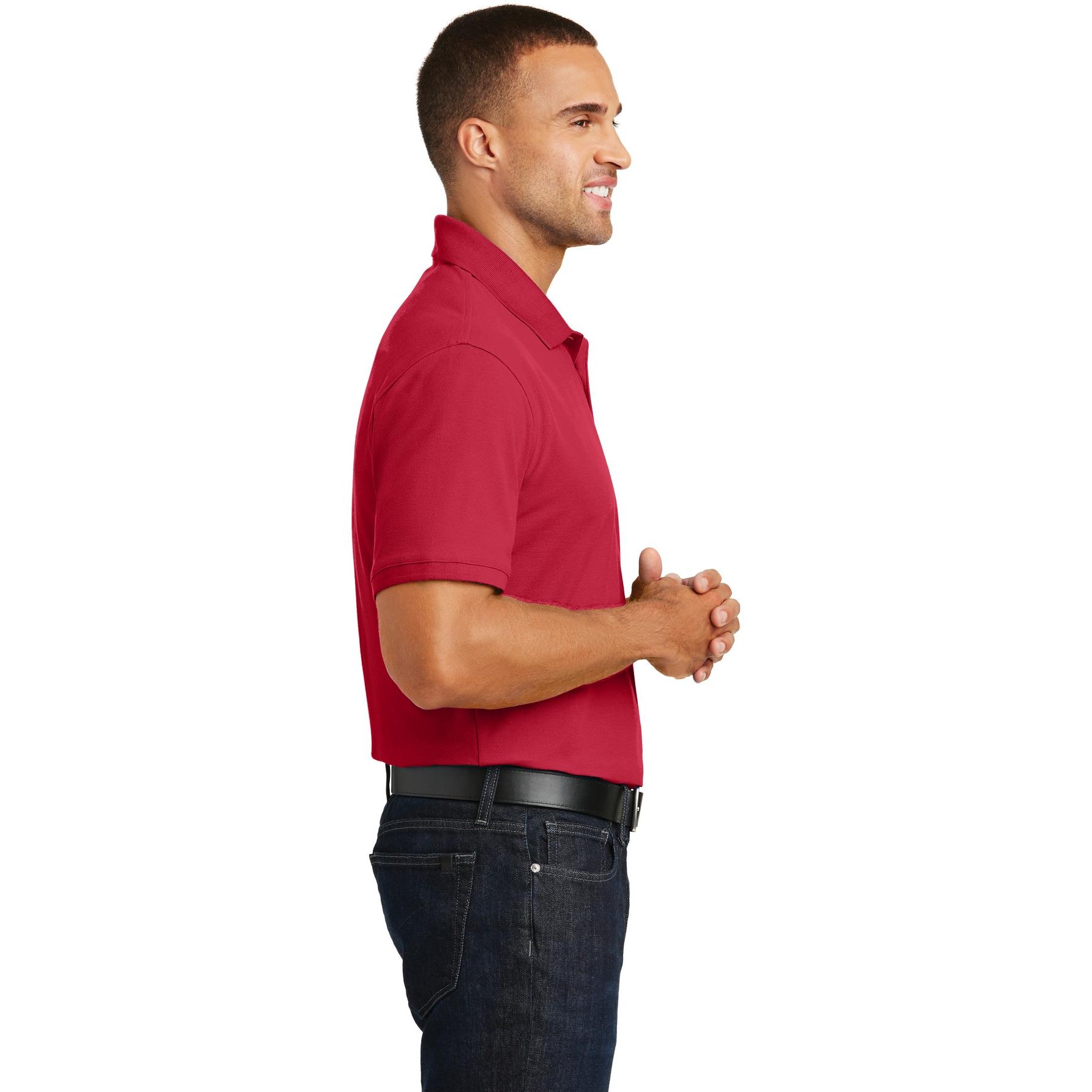Polo Port Authority K100 Core Classic Pique - Rich Red