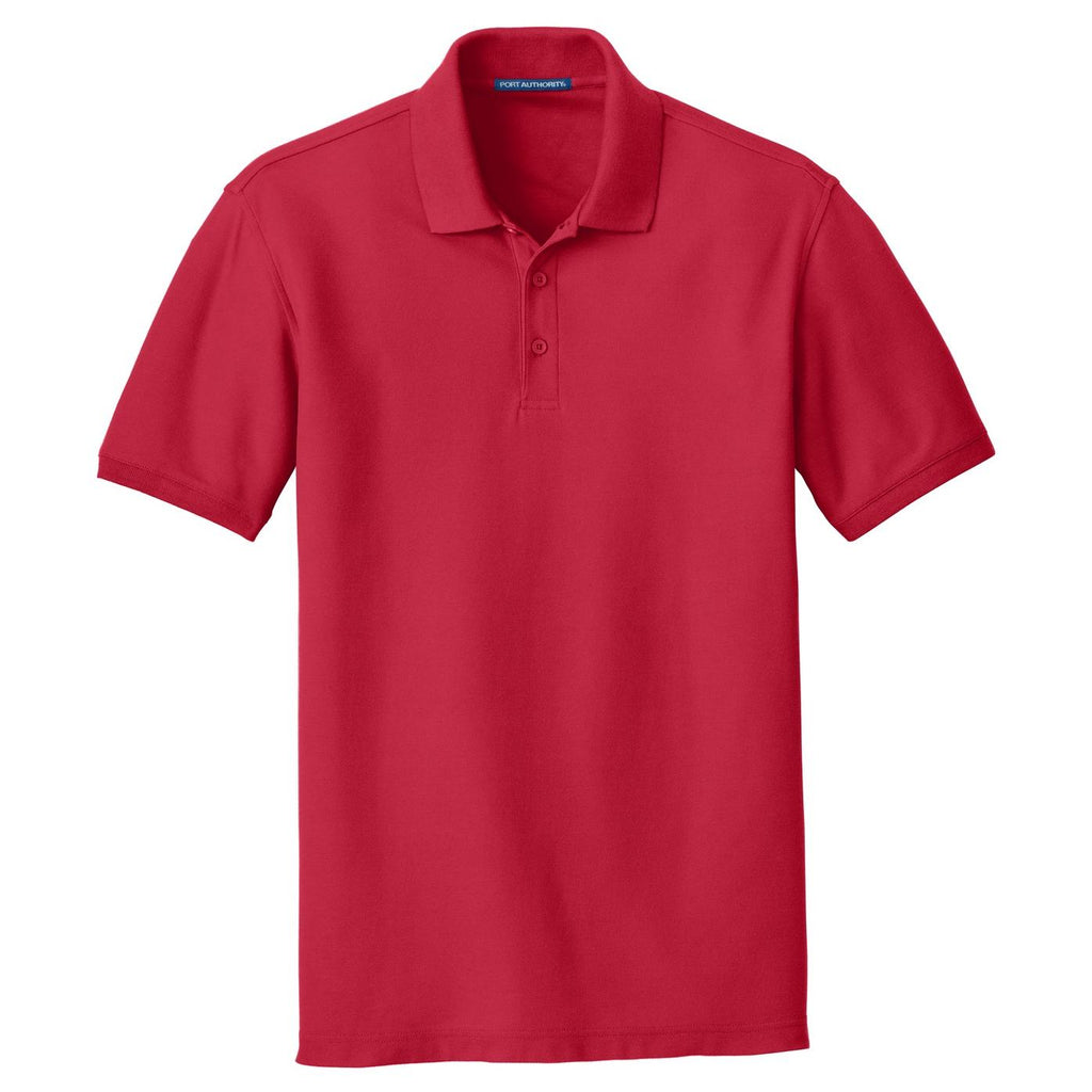 Polo Port Authority K100 Core Classic Pique - Rich Red