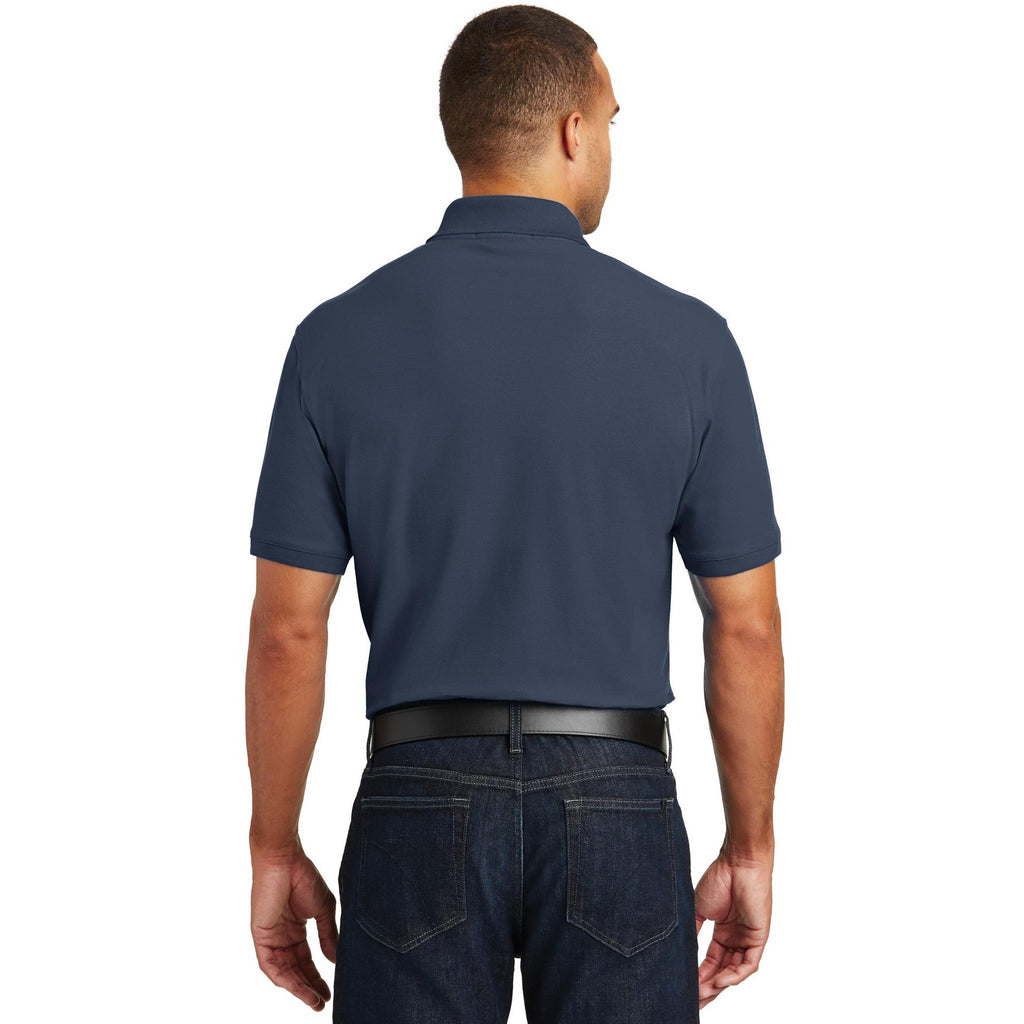 Polo Port Authority K100 Core Classic Pique  - River Blue Navy