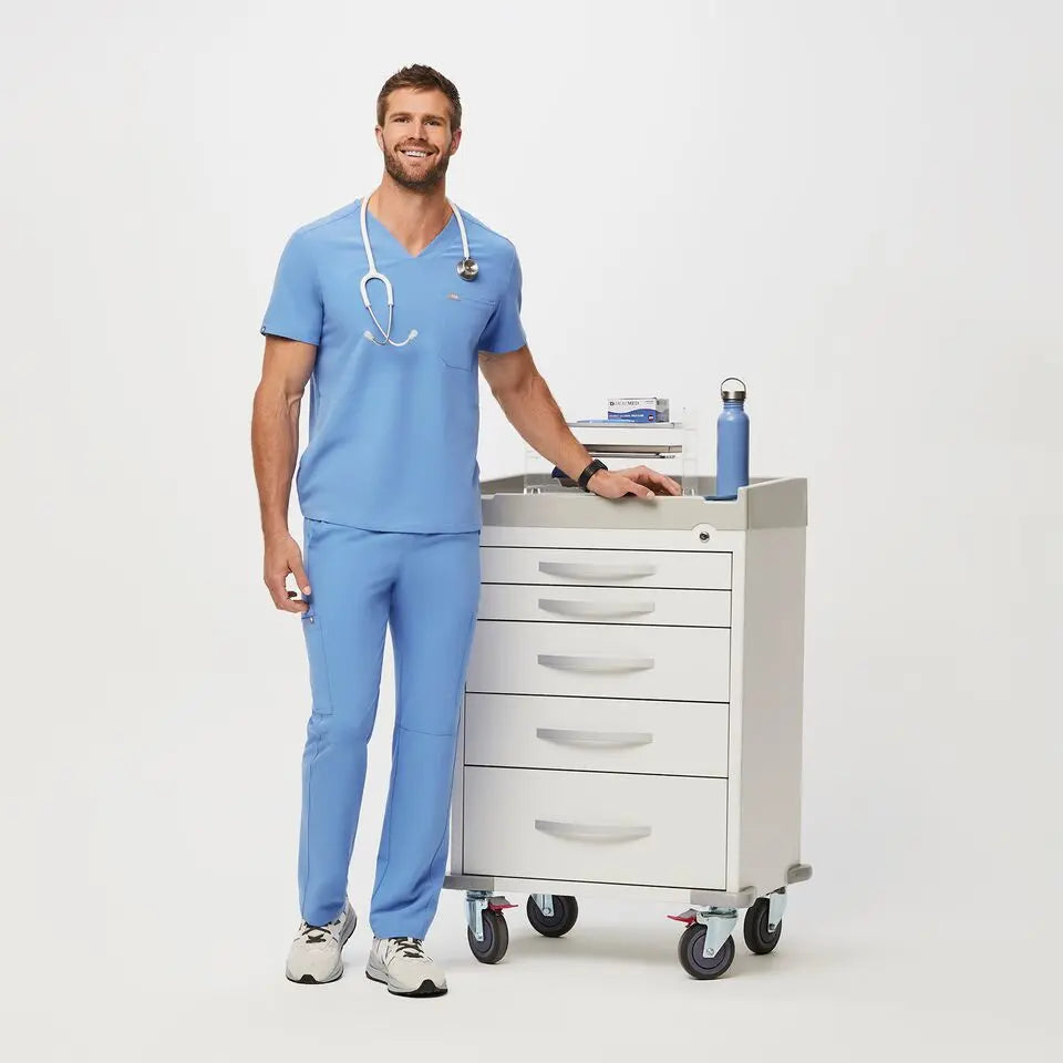 Baby Blue Plain Set Men