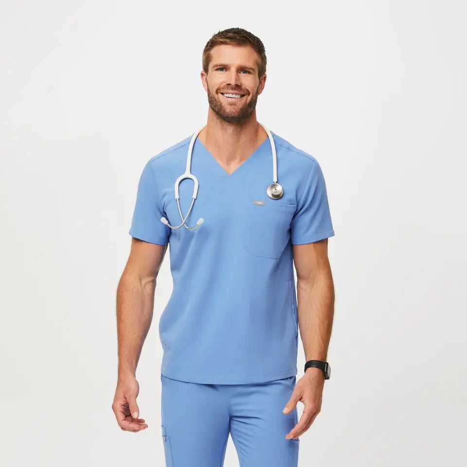 Baby Blue Plain Set Men
