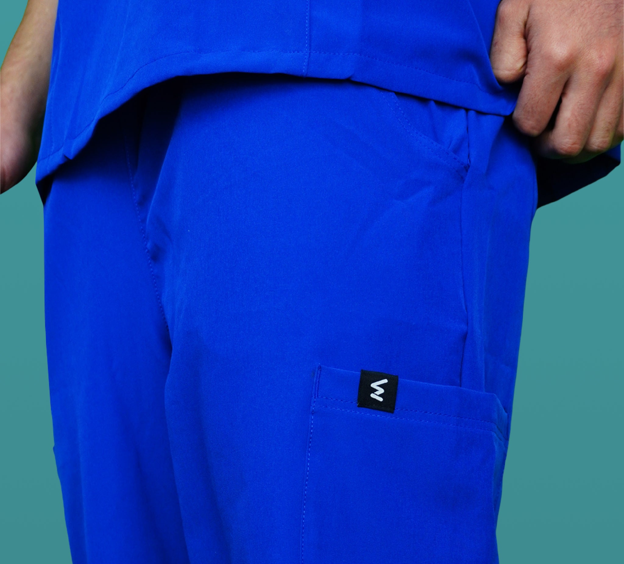 Royal Blue Scrub Pants - Straight Fit