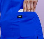 Royal Blue Scrub Top - Form Fit