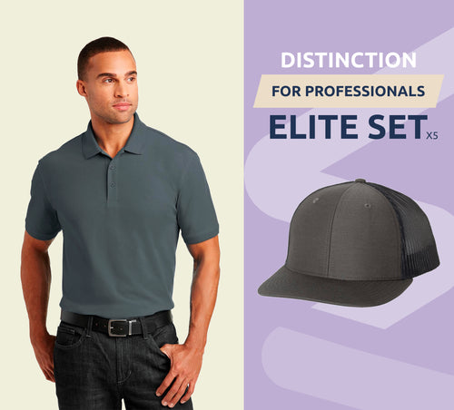 5-Pack Polos | Embroidered Hats for Certified Public Accountants and Corporate Banking