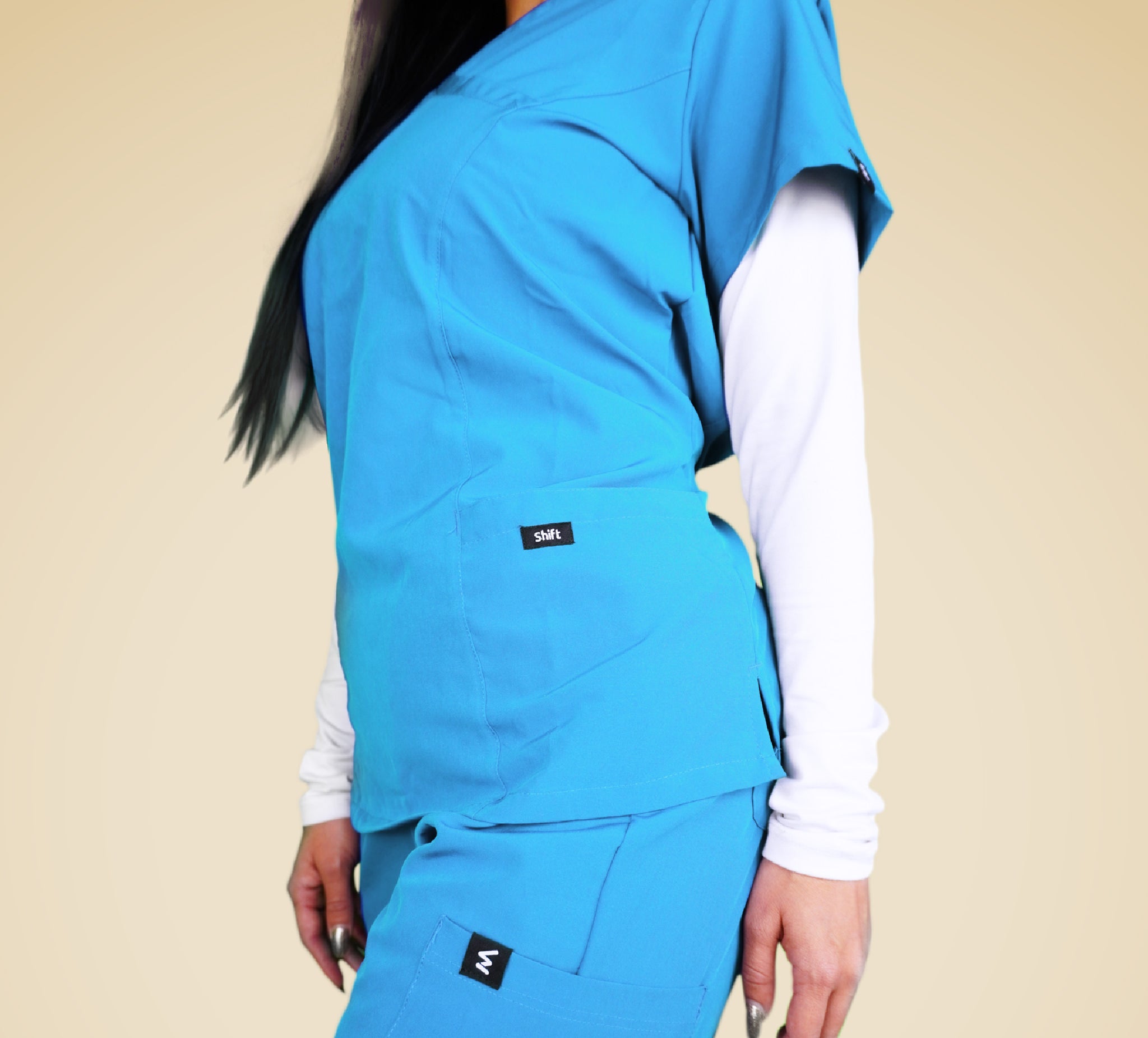 Baby Blue Plain Set Women