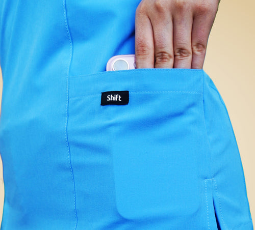 Baby Blue Plain Set Women