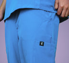 Baby Blue Plain Set Men