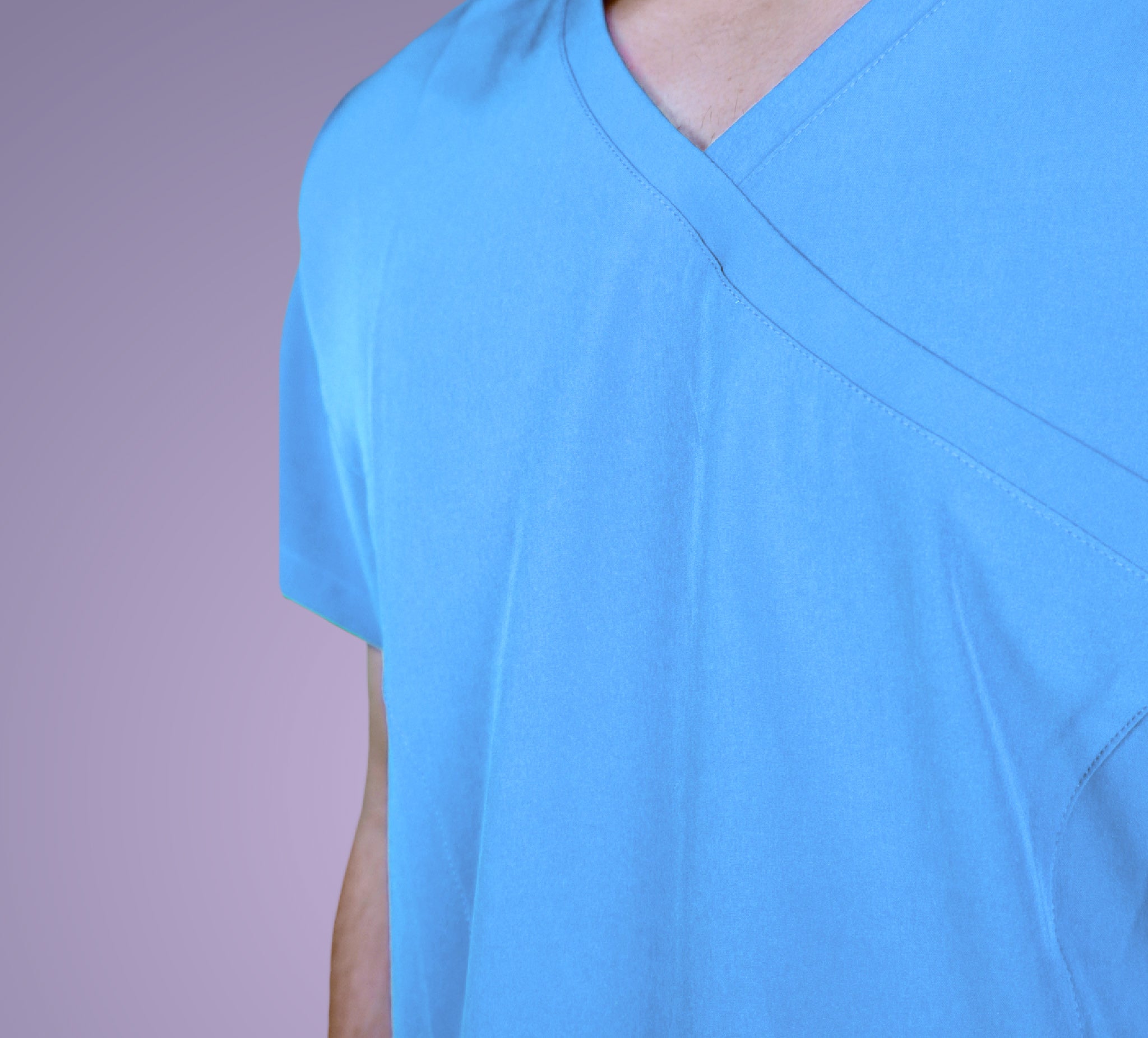 Baby Blue Plain Set Men