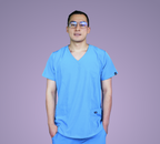 Baby Blue Plain Set Men