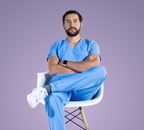 Baby Blue Plain Set Men