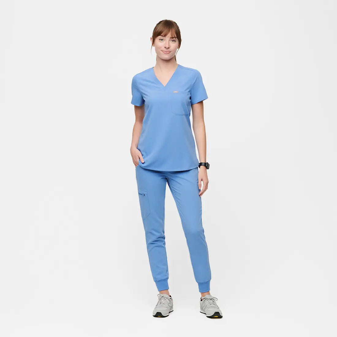 Baby Blue Plain Set Women