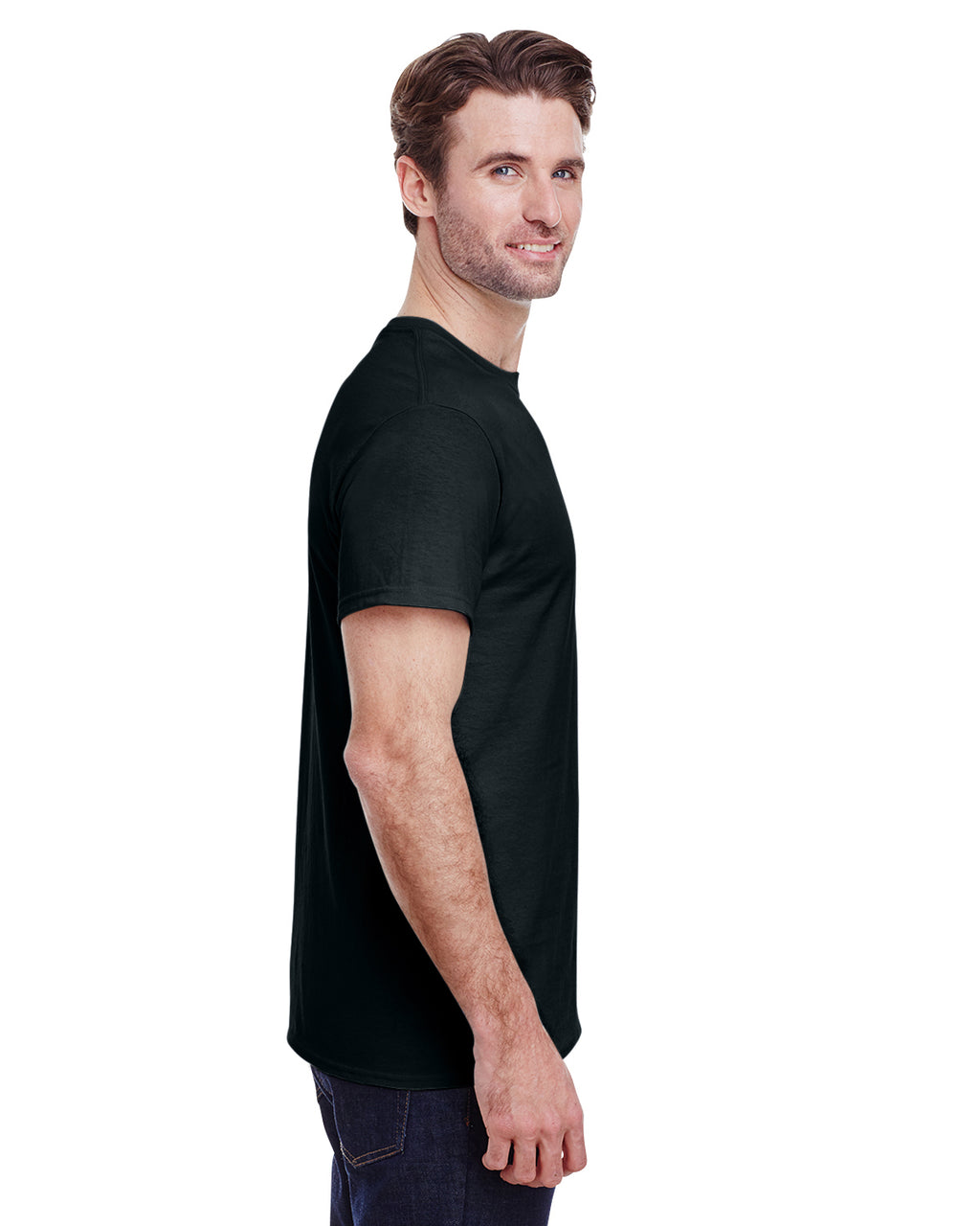 Black G500 Gildan T-Shirt 5000 Heavy Cotton 5.3oz