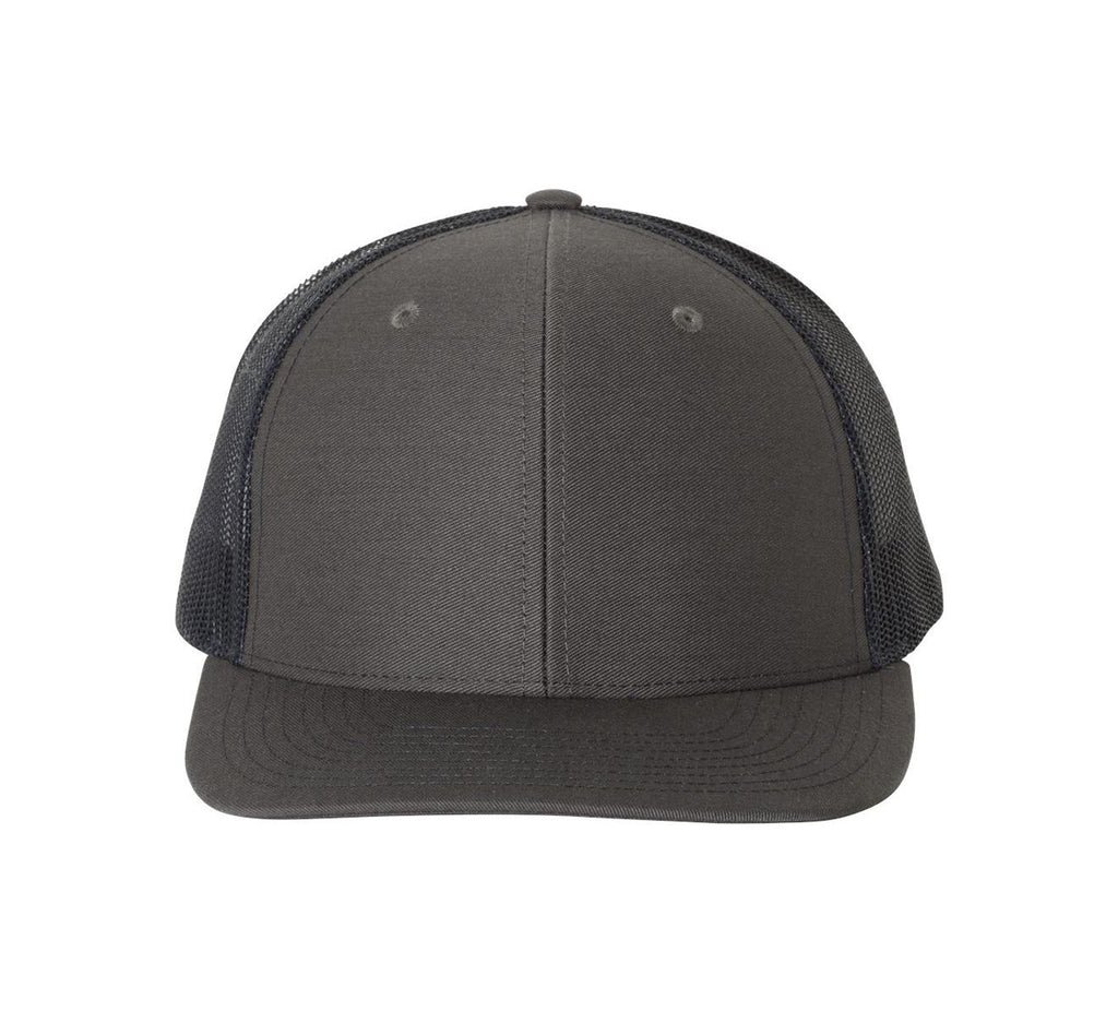 Black Hat Richardson 112 Snapback Trucker Cap - Black