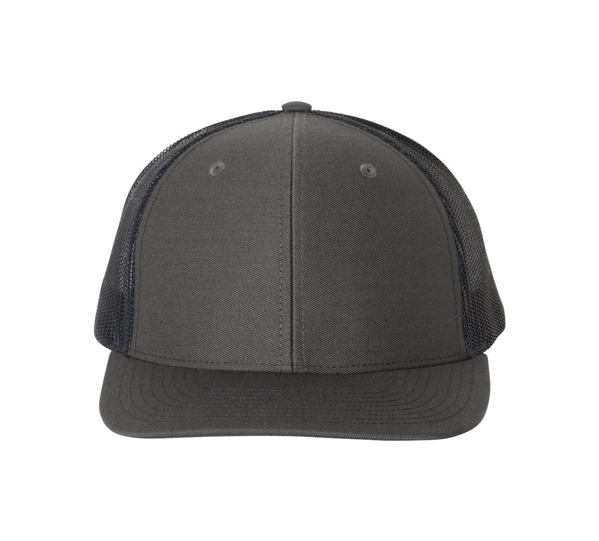 Black Hat Richardson 112 Snapback Trucker Cap - Black