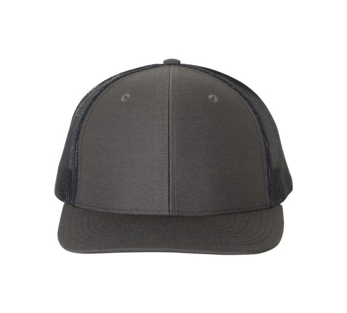 Black Hat Richardson 112 Snapback Trucker Cap - Black