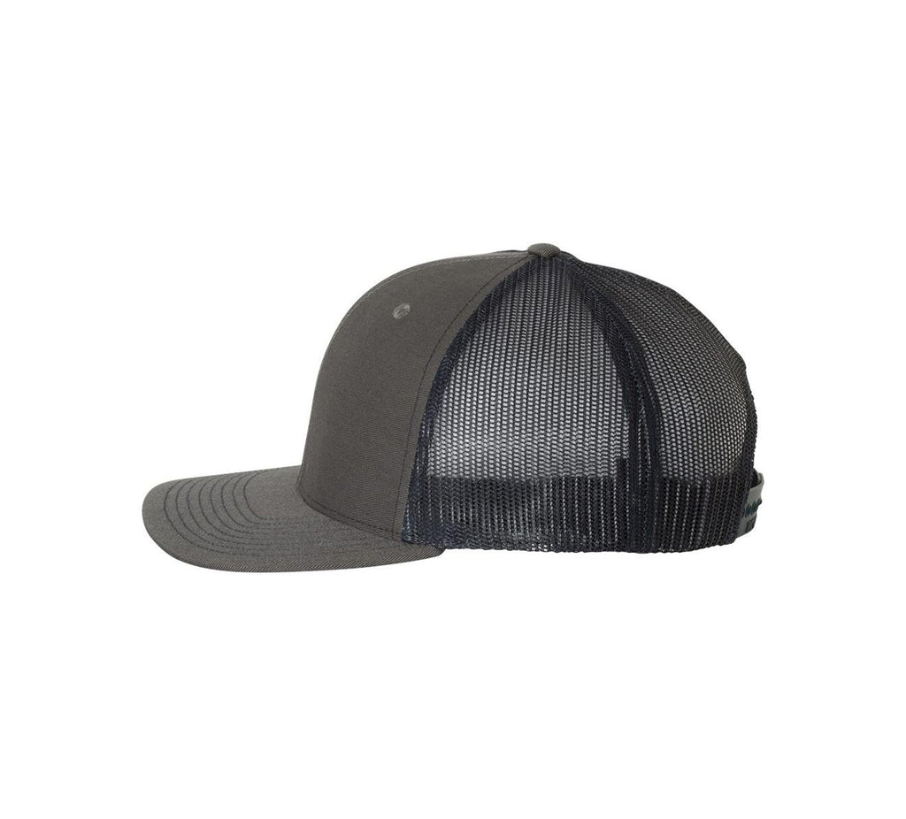 Black Hat Richardson 112 Snapback Trucker Cap - Black